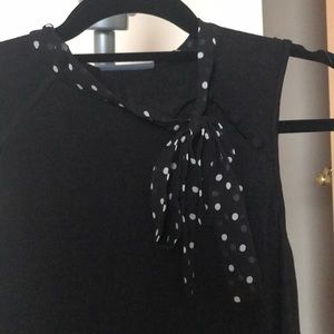 Keyhole Tie Collar Tank